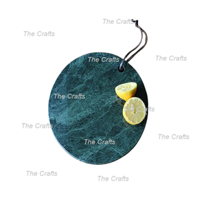 Planche à fromage en marbre de couleur noire de forme ronde pour planche à découper de fromage de cuisine de restaurant à des prix raisonnables - Product Image 4