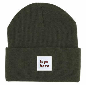 Vente en gros de bonnets personnalisés, créez votre propre Logo brodé, chapeau tricoté d'hiver fabriqué en inde - Product Image 4