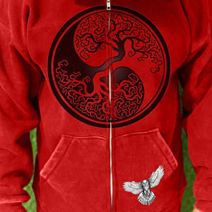 เสื้อฮู้ดผู้ชายแบบสวมหัว OEM สั่งทำพิเศษ อุ่นสบาย มีสไตล์ เหมาะสำหรับใส่ลำลอง ออกกำลังกาย ผ้าฝ้าย ซิปเรียบ สีพื้น สไตล์ไฮสตรีท - Product Image 3