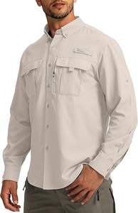 Maillot de pêche à manches longues personnalisé pour hommes séchage rapide respirant protection UV t-shirts - Product Image 4