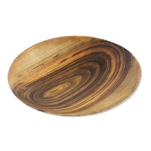Utensilios de cocina personalizados adornados Ensaladera de frutas de madera de acacia sólida natural sostenible Tamaño pequeño - Product Image 3