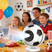 Projecteur intelligent WiFi OMIKAI HY300 F portable pour extérieur et intérieur, système Android 14, 8 Go/1 Go, 170 lumens, courte focale, 720p HD, pour le football