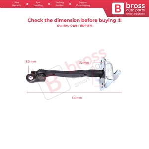 BDP1371 Conjunto Limitador de Puerta Trasera para Yaris Vitz MK3 P13 2015-2020 Vios P15 Verso S P12 Facelift 686300D230 - Product Image 5
