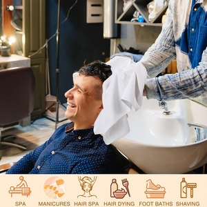 Serviettes de toilette et de visage en coton 100% de qualité supérieure, séchage rapide, douces, avec logo personnalisé, unies ou à carreaux, pour usage quotidien, hôtels, instituts de beauté - Product Image 6