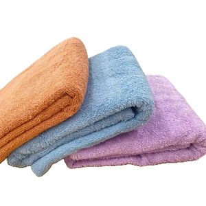 ชุดผ้าขนหนูอาบน้ำ 100% ผ้าฝ้าย เป็นมิตรกับสิ่งแวดล้อม ได้รับการรับรองมาตรฐาน OEKO-TEX สำหรับการเดินทาง ซึมซับน้ำได้ดี แห้งเร็ว นุ่ม สบายผิว - Product Image 1