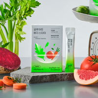 [Gluet] Starter Végétalien Coréen 14 Bâtonnets Vinaigre de Cidre de Pomme Fibres Prébiotiques Mélange Postbiotique Soutien Quotidien à la Santé Intestinale et à la Nutrition