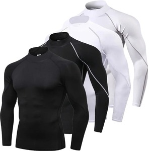Print Compression <b>Shirts</b> <b>Men</b> <b>Swim</b> Rash Guards Short Sleeve Workout Surfing Workout Fitness Top - Product Image 6