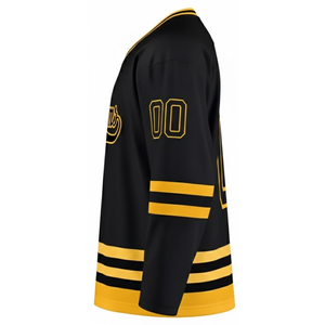 ออกแบบเสื้อฮอกกี้น้ำแข็งแบบซับลิเมชั่นตามสั่งของคุณเอง ด้วยผ้าระบายอากาศ แห้งเร็ว ป้องกันแบคทีเรีย พร้อมโลโก้และสีที่คุณกำหนด - Product Image 5