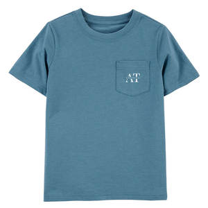 เสื้อผ้าเด็กผ้าฝ้าย100% ลำลองเสื้อแขนสั้นคอกลมดีไซน์เรียบง่ายสไตล์ว่างเปล่าสำหรับฤดูร้อน - Product Image 6