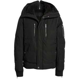 Doudoune sur mesure pour hommes avec col montant imperméable Logo avant de tenue décontractée pour la saison d'hiver Conçu votre propre logo - Product Image 6