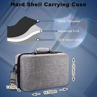 Étui de voyage EVA grande capacité pour PS5, étui de protection rigide classique pour PlayStation 5, solution de rangement portable