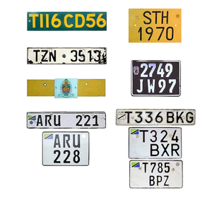 Placas de matrícula de coche reflectantes sublimación en relieve personalizadas de Tanzania - Product Image 4