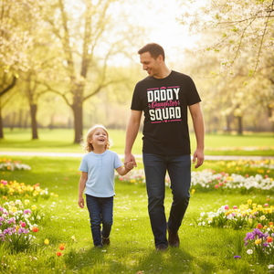 Camiseta a juego para el Día del Padre, diseño familiar para papá e hija, para ocasiones especiales - Product Image 3