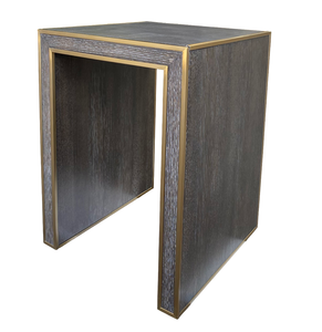 Mesa auxiliar de madera maciza de estilo antiguo de madera diseño moderno para sofá sala de estar dormitorio - Product Image 3