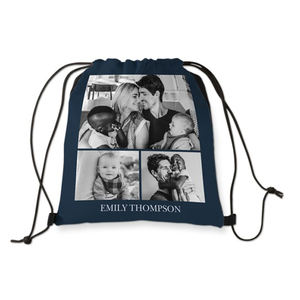 Bolsas con cordón para zapatos de algodón y lino, muselina bordada con logotipo personalizado para ir de compras - Product Image 5