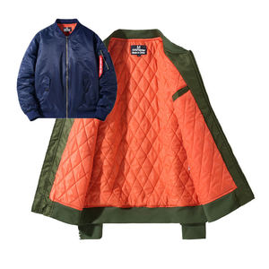 Chaqueta de Piloto Bomber para Hombre, Estilo Urbano, Bordada, Impermeable, Transpirable, Informal, para Otoño e Invierno - Product Image 5