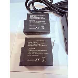 2 batteries de remplacement de haute qualité pour GoPro Hero 5/6/7 avec chargeur USB à 3 emplacements et accessoires de caméra de type C - Product Image 2