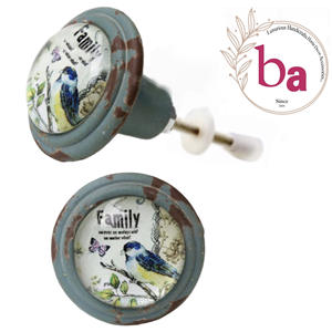 Perillas de pájaro Retro Vintage modernas de 38-40mm de alta calidad de fácil instalación para cocina, dormitorio, baño, sala de estar, cajones/armarios - Product Image 1