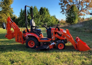 Chargeuse sur pneus Kubota BX23S 25 CV avec moteur diesel, chargeuse frontale et pelle arrière, moment de charge élevé, à vendre - Product Image 4