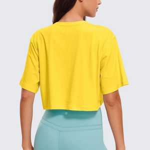 Personnalisé 2025 Slim Fit Femmes Gym Yoga Crop Tops Respirant Toile Débardeurs Haute Élasticité Estampage À Chaud Impression Yogas Crop - Product Image 2