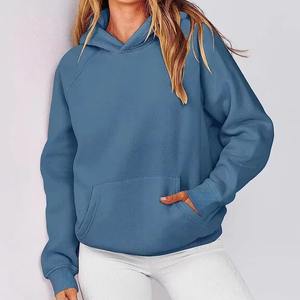 Sweatshirts à capuche pour femmes Mode Workout Simple Baggy Loose Blank Sweatshirts Femmes Luxury Hoodies Custom Hoodies - Product Image 2