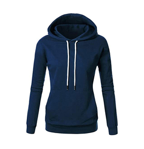 Sudadera con Capucha de Invierno para Mujer, Algodón y Felpa, Impresión Personalizada con Logotipo, Bordado 3D, Gruesa, Estilo Urbano, Venta al Por Mayor - Product Image 1