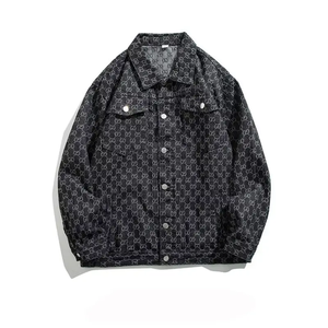 Chaquetas Vaqueras Nuevo Diseño Colores y Tallas Personalizadas Chaqueta de Hombre Talla Grande Azul con Forro Polar Logotipo Frontal Cortado Ecológico Resistente al Viento - Product Image 2