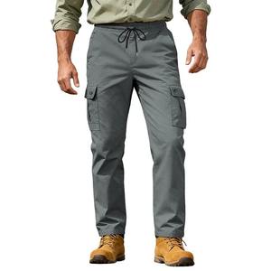 กางเกงคาร์โก้ผู้ชายสไตล์วินเทจทรงหลวมสำหรับเดินป่า ผ้าแคนวาส กันน้ำ ระบายอากาศ เป็นมิตรกับสิ่งแวดล้อม สวมใส่สบายๆ สำหรับเล่นกีฬา วิ่งจ๊อกกิ้ง ฤดูหนาว กางเกงทรงพาราชูท - Product Image 5