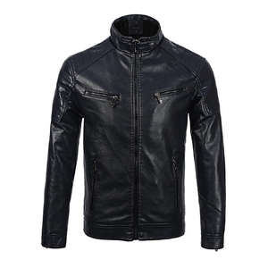 L'usine fournit directement des vestes en cuir pour hommes 2023 veste en cuir d'hiver hommes en cuir grande taille - Product Image 3
