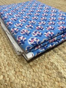 ผ้าคอตตอนเนื้อนุ่มพิมพ์ลายดอกไม้สำหรับเสื้อผ้าฤดูร้อนสไตล์แอฟริกันผ้าตัดเย็บด้วยมือจากลาน - Product Image 4