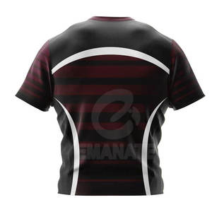 Conjuntos de Uniformes de Rugby de Diseño Premium Más Vendidos, 100% Poliéster, Logotipo Personalizado y Nombre del Equipo, Tallas Grandes, Equipo Deportivo Masculino - Product Image 5