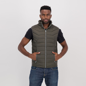 Chaleco ligero personalizado cálido burbuja empacable chaqueta sin mangas de talla grande invierno hombres pato abajo chaleco para hombres - Product Image 1