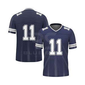Hot Selling Custom Made Wholesale American Football Jersey High Quality American Football <b>Mesh</b> Jersey Sports Wear - Product Image 3