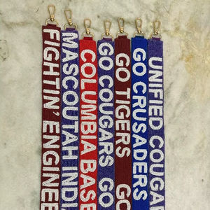 Sangle de sac brodée perlée à bas prix, style ethnique, faite à la main, élégante, en vente par les exportateurs - Product Image 1