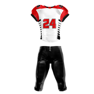 Barato diseño personalizado bordado fútbol americano Jersey alta calidad cosido jóvenes uniformes de fútbol americano - Product Image 4