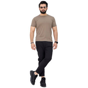 Ensemble de survêtements pour hommes, haut à manches courtes et pantalon, vêtements de sport, entraînement, fitness, course à pied, tenue décontractée - Product Image 1