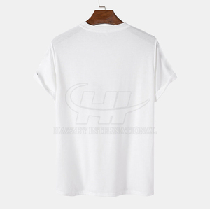 T-shirt à manches courtes pour homme, été, polyester/coton, couleur personnalisée, respirant, séchage rapide, haute qualité - Product Image 2