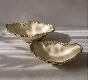 Exclusive Metal Serving Bowl <b>Dinnerware</b> Set for Modern Home Kitchen Dining - Product Image 3