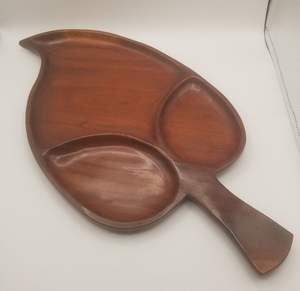 Plato y cuenco de hoja de madera hechos a mano de la mejor calidad, artículos de Hotel, restaurante, plato y bandeja de hoja de madera Natural, suministro al por mayor - Product Image 2