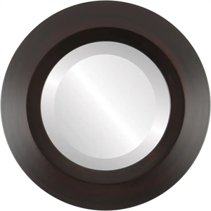 Espejo de ojo de buey de aluminio con decoración de pared náutica pulida de cromo níquel - Product Image 2