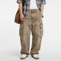 Pantalon cargo vintage délavé pour homme, coupe ample, multi-poches, style workwear, jambe large, streetwear décontracté, 100% coton, effet vieilli