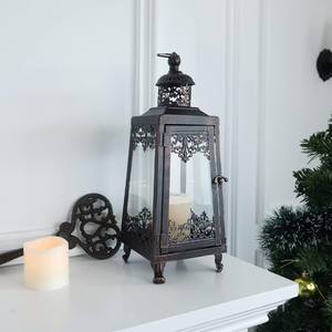 Linternas al aire libre decorativas Vintage Metal vela linternas interiores linternas colgantes para Patio jardín boda fiesta eventos - Product Image 2
