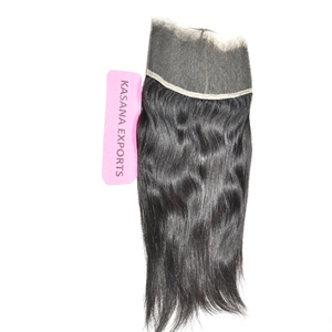 13*4 máquina de Mujeres Negras indias crudas frontales doble trama cutícula alineada 100% paquete Natural extensiones de cabello humano sin procesar - Product Image 3