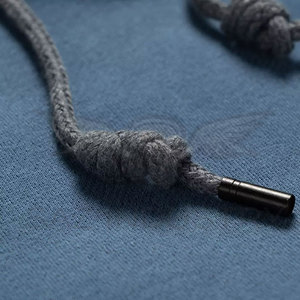 Pulls à capuche en coton/polyester de haute qualité pour hommes Impression de logo personnalisé Conception doublée Tissage tricoté - Product Image 3