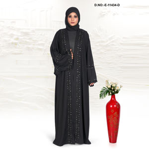 เสื้อคลุมดีไซน์เนอร์แบบเรียบง่าย ผลิตจากผ้าลินินพรีเมียม พร้อมขอบตกแต่งอย่างหรูหรา แขนยาว คอปกแบบผ้าคลุมไหล่ ซักได้ และเป็นมิตรต่อสิ่งแวดล้อม - Product Image 4