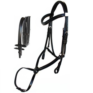 Bride en cuir marron de haute qualité pour chevaux - Product Image 1