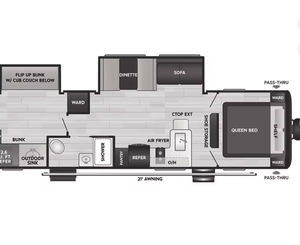 2025 2024 2026 Keystone Coleman Light 29BX RVs Autocaravanas Remolques de Viaje - Product Image 3