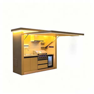 Cocina Exterior en Forma de <span class=keywords><strong>L</strong></span>, Cocina Exterior Modular para Contenedores de Envío, Cocina Exterior para Barbacoa - Product Image 3