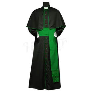 Ropa de Iglesia para Sacerdote, al por Mayor, Nueva Llegada, Personalizable, Sólida, Transpirable, Étnica, de Algodón, Manga Larga, Largo hasta el Tobillo - Product Image 1