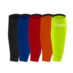 Most Demanded Lightweight Professional Plastic Shin Pads Comprehensive Protection for Soccer Custom Logo Board Insertion for - Product Image 5